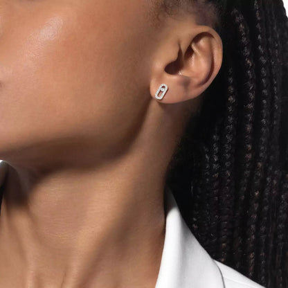 [Lumi]Move Uno Diamond Earrings