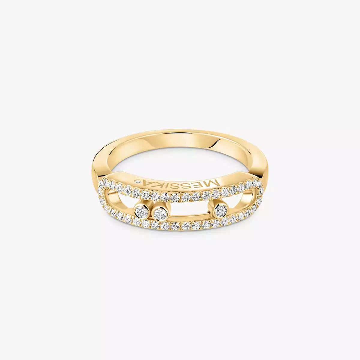 [Lumi] Baby Move Gold Diamond Pave_ Ring
