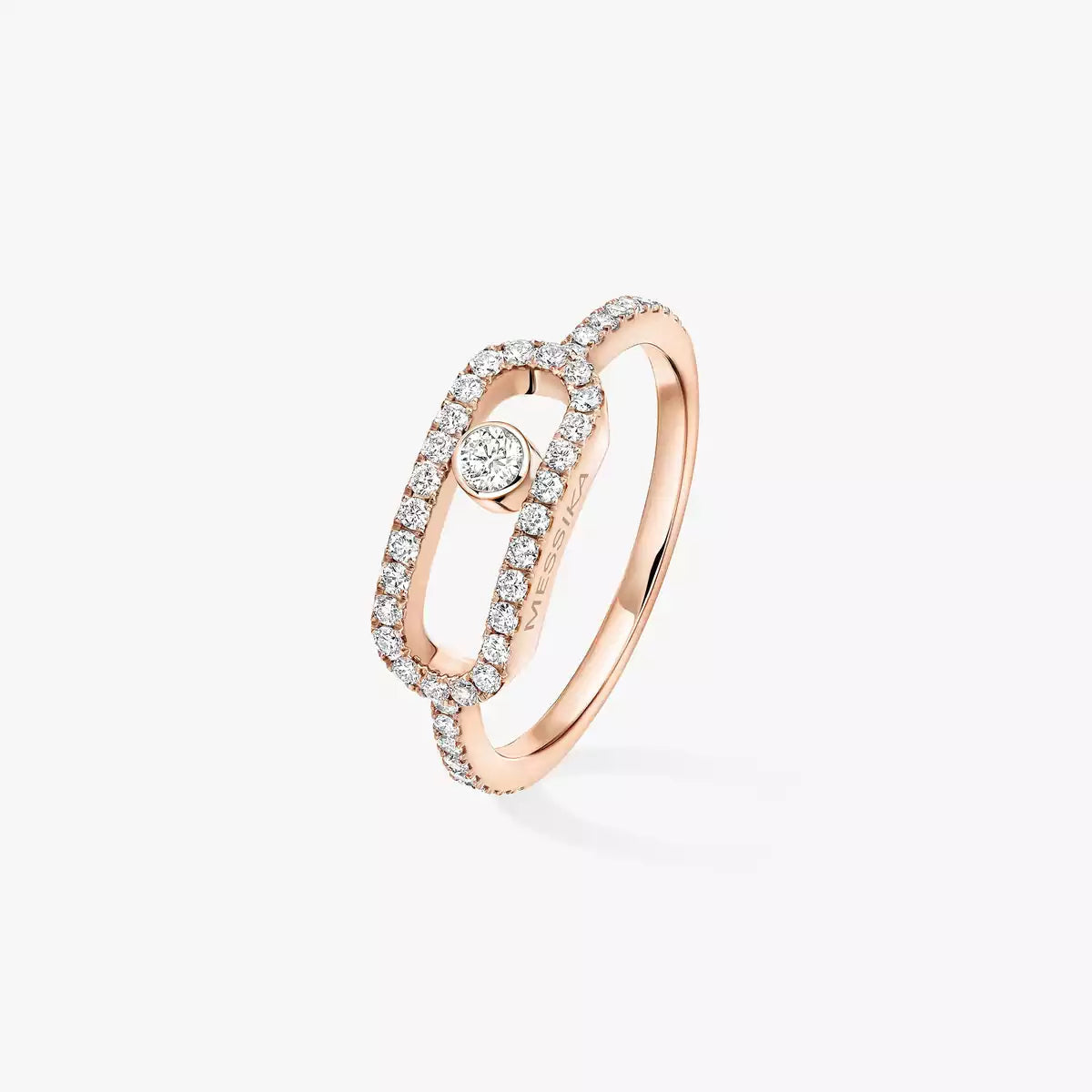 [Lumi]Move Uno Diamond Ring in Gold