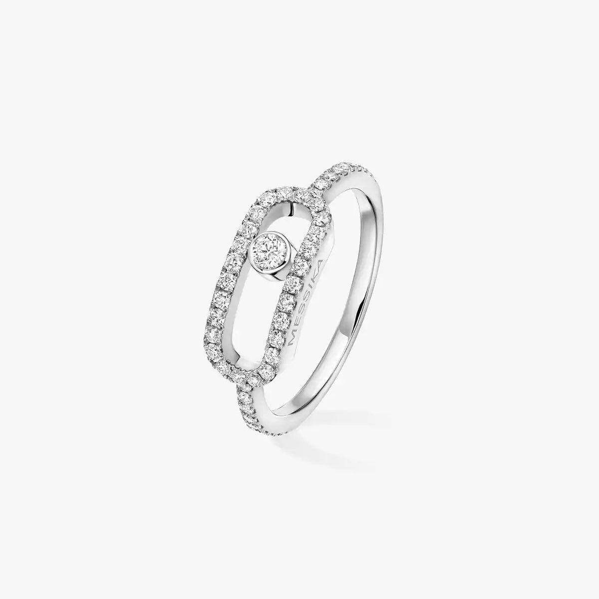 [Lumi]Move Uno Diamond Ring in Gold