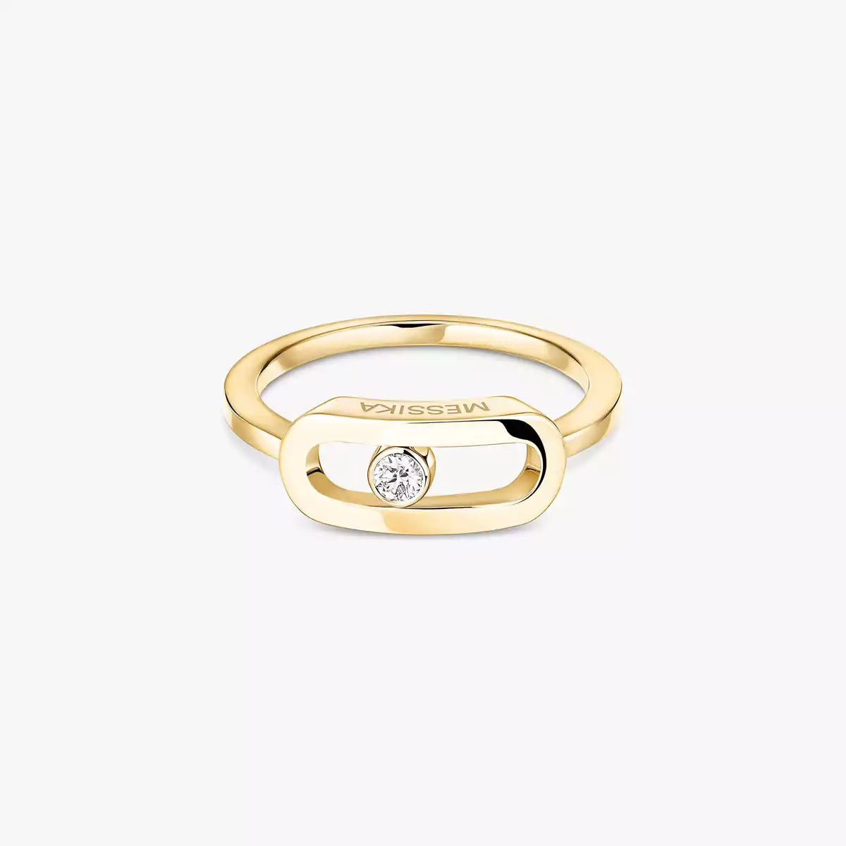[Lumi]Move Uno Diamond Ring in Gold