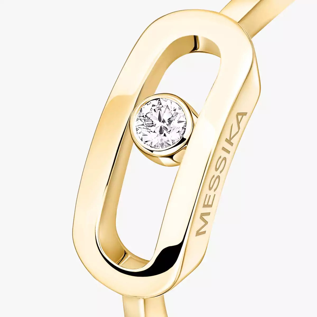 [Lumi]Move Uno Diamond Ring in Gold