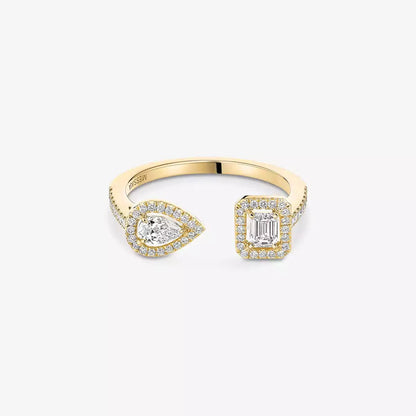 [Lumi]My Twin Toi Gold Diamond Ring
