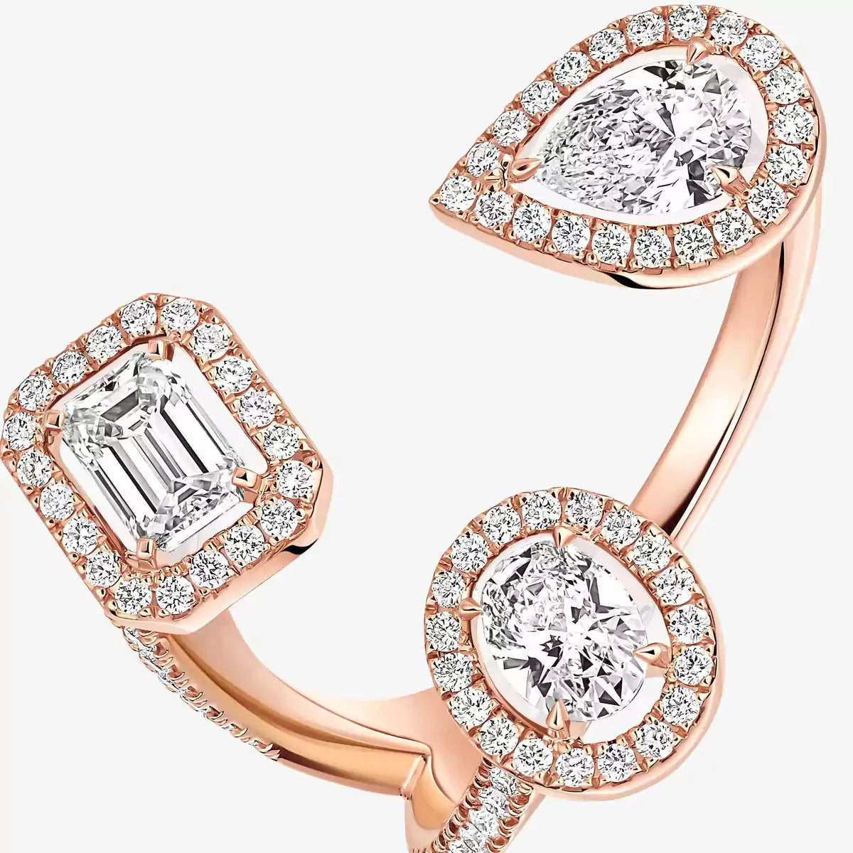 [Lumi Jewels]  Diamond Ring 0,25ct My Twin Trilogy