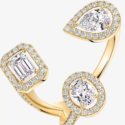 [Lumi Jewels]  Diamond Ring 0,25ct My Twin Trilogy