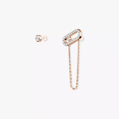 [Lumi]Move Uno Diamond Earrings