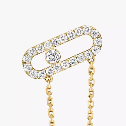 [Lumi]Move Uno Diamond Earrings