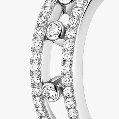 [Lumi]Diamond Pave_ Hoop Earrings Move