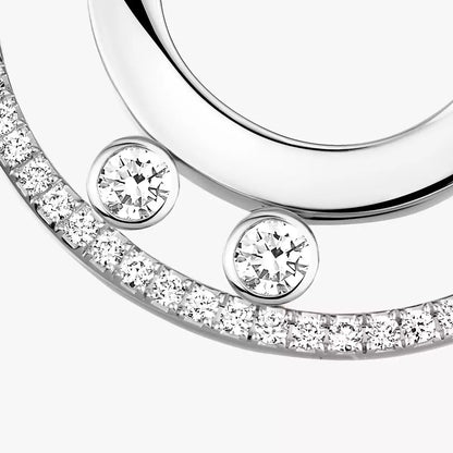 [Lumi]Move Romane Small Diamond Hoop Earrings
