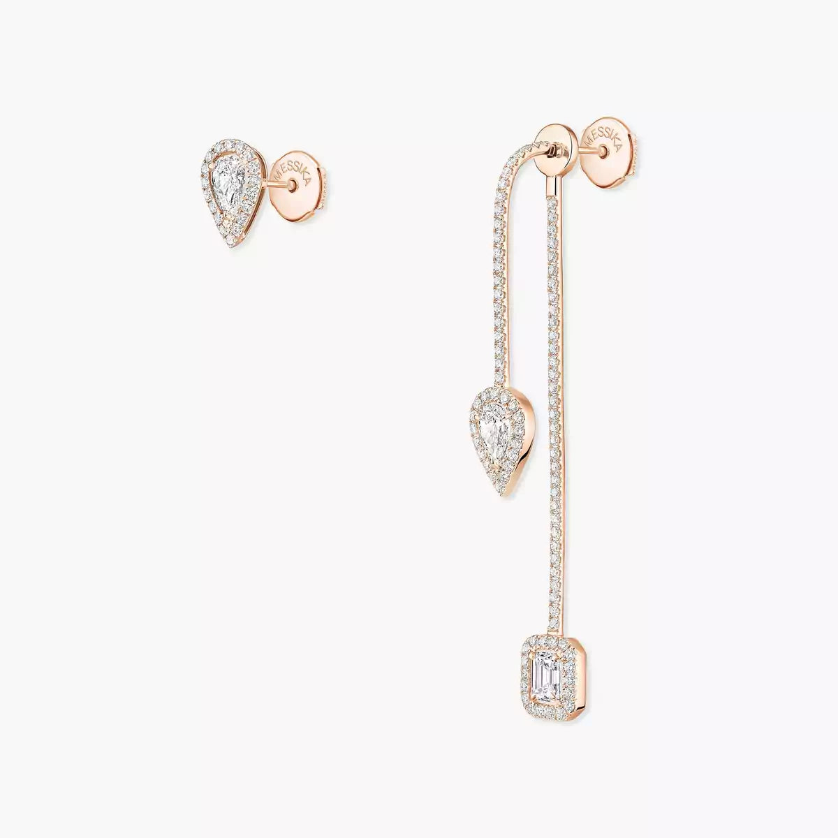 [Lumi]Diamond Drop Earrings My Twin