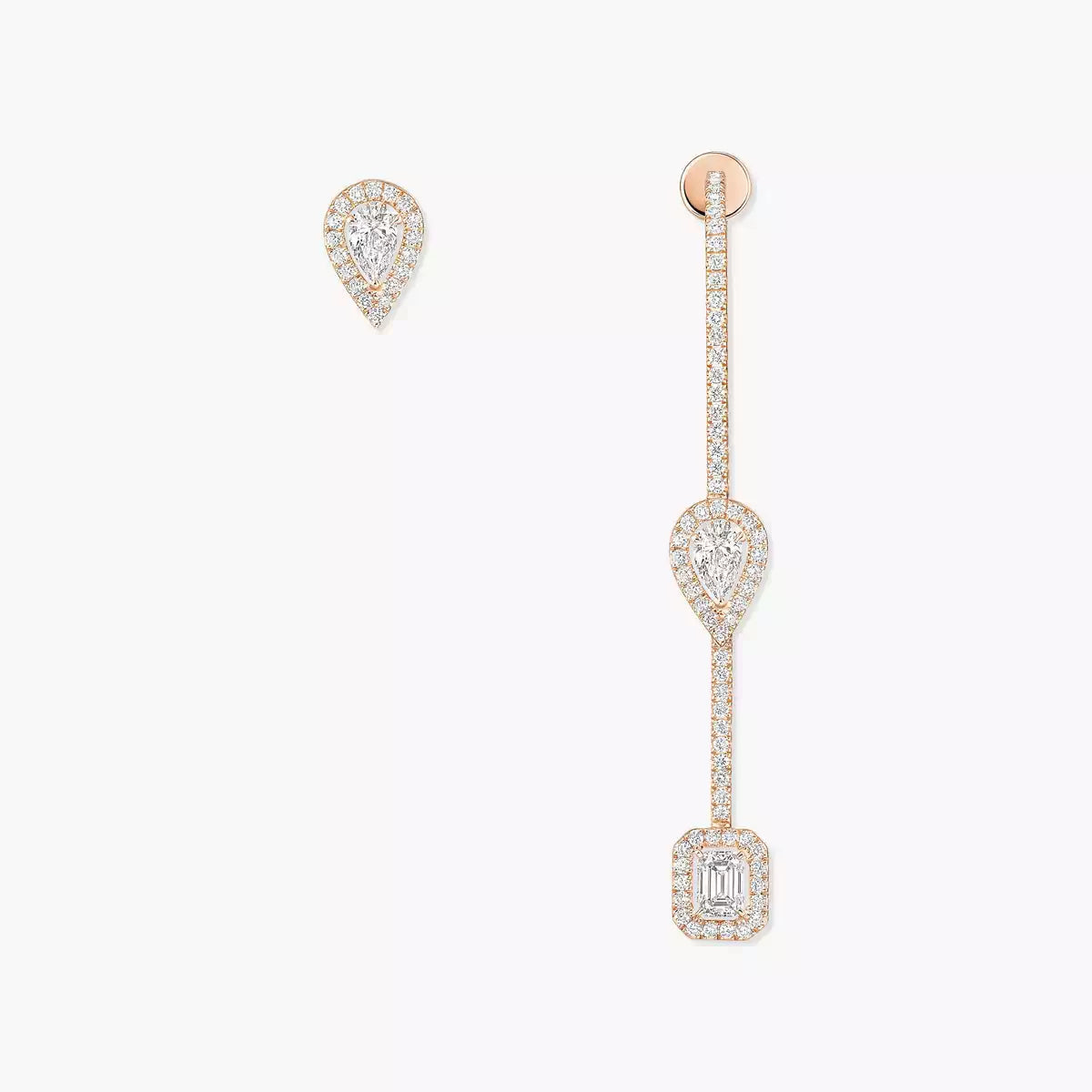 [Lumi]Diamond Drop Earrings My Twin