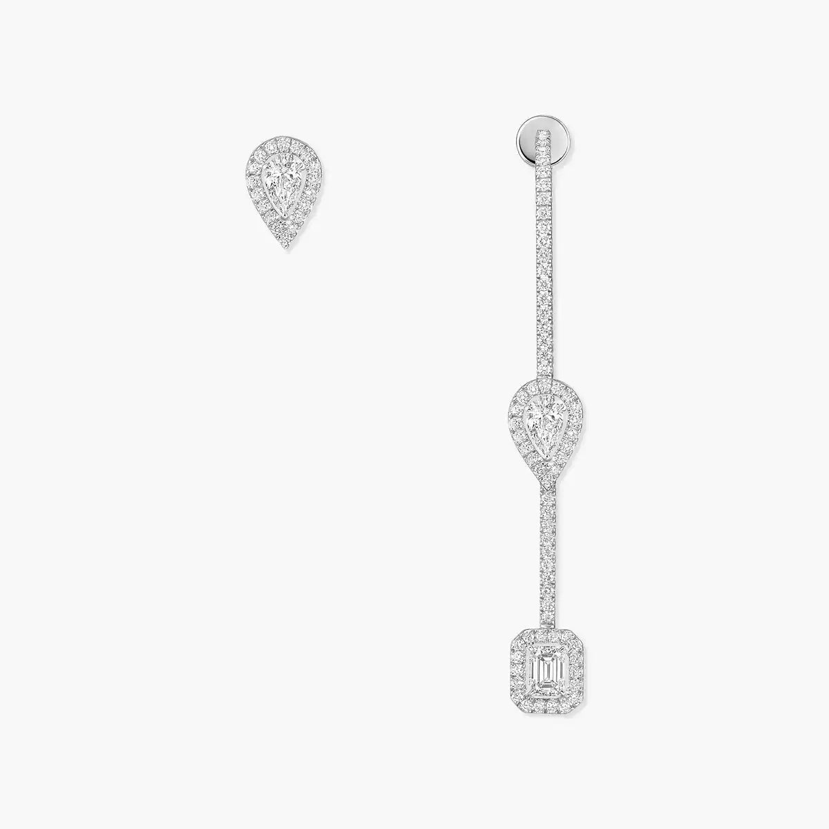 [Lumi]Diamond Drop Earrings My Twin