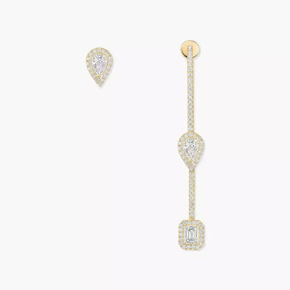 [Lumi]Diamond Drop Earrings My Twin