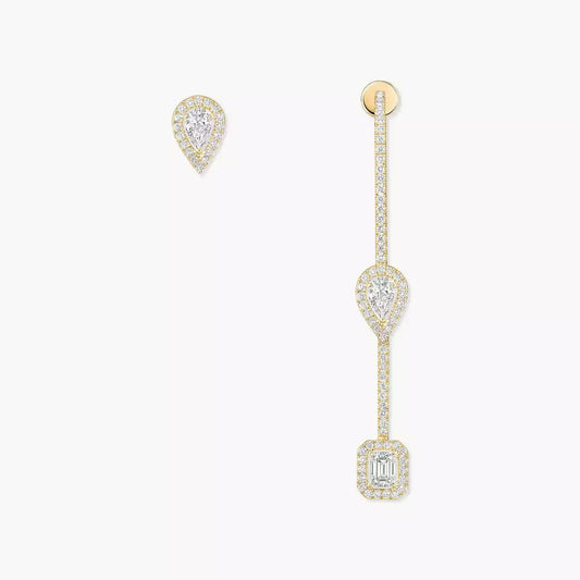 [Lumi]Diamond Drop Earrings My Twin