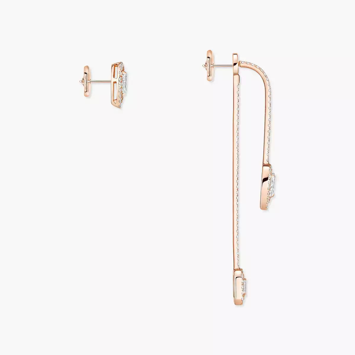 [Lumi]Diamond Drop Earrings My Twin