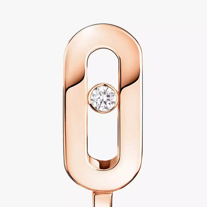 [Lumi]Diamond Mini Hoop Earrings Move Classique