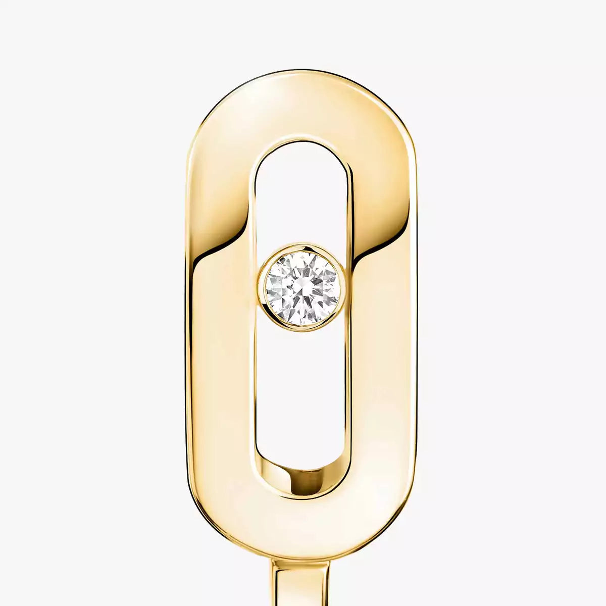[Lumi]Diamond Mini Hoop Earrings Move Classique