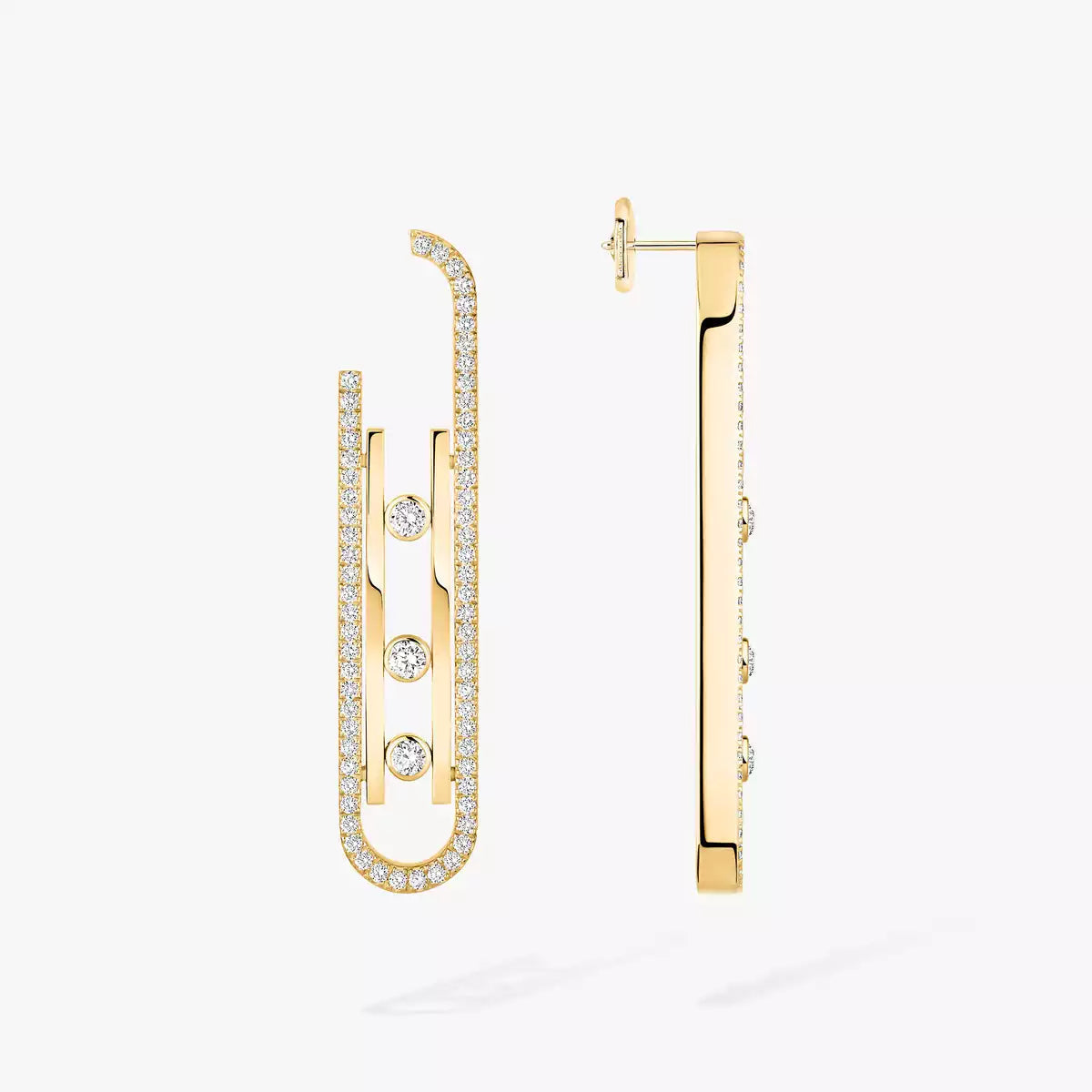 [Lumi]Diamond Pendant Earrings Move 10Th