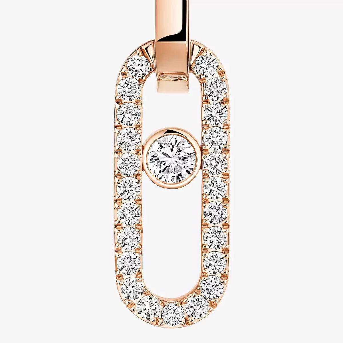 [Lumi]Move Link Diamond Earrings