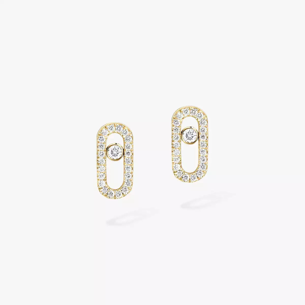 [Lumi]Move Uno Diamond Earrings