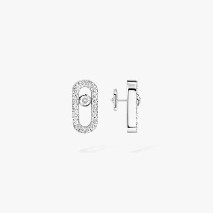 [Lumi]Move Uno Diamond Earrings
