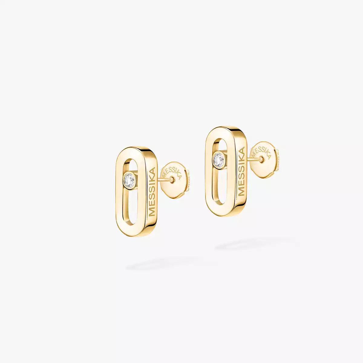 [Lumi]Move Uno Diamond Stud Earrings