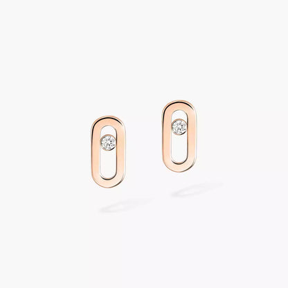 [Lumi]Move Uno Diamond Stud Earrings