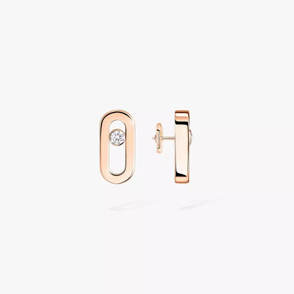 [Lumi]Move Uno Diamond Stud Earrings