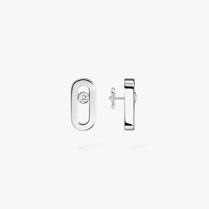 [Lumi]Move Uno Diamond Stud Earrings
