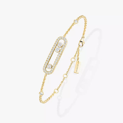 [Lumi Jewels]Pav¨¦ Baby Move Diamond Bracelet
