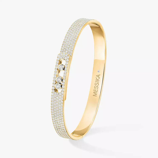 [Lumi]Move Noa Full Pav茅 Diamond Bangle Bracelet