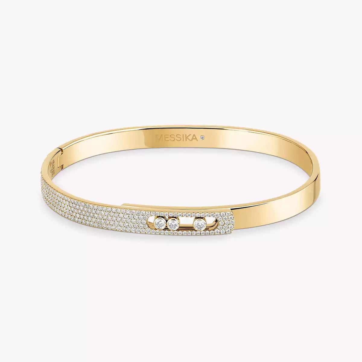 [Lumi]Move Noa Rose Gold Pav茅 Diamond Bangle Bracelet