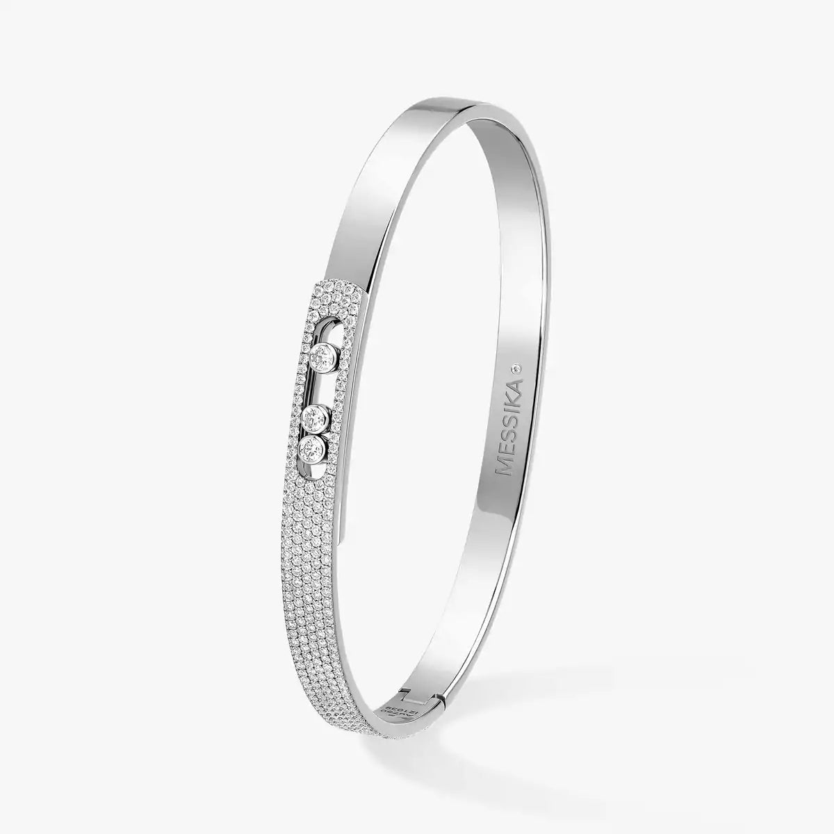 [Lumi]Move Noa Rose Gold Pav茅 Diamond Bangle Bracelet