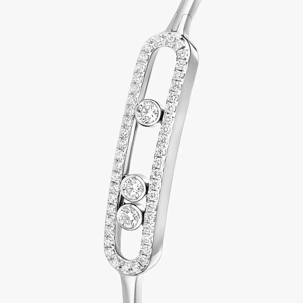 [Lumi]Move Pav茅 Diamond Bangle Bracelet M