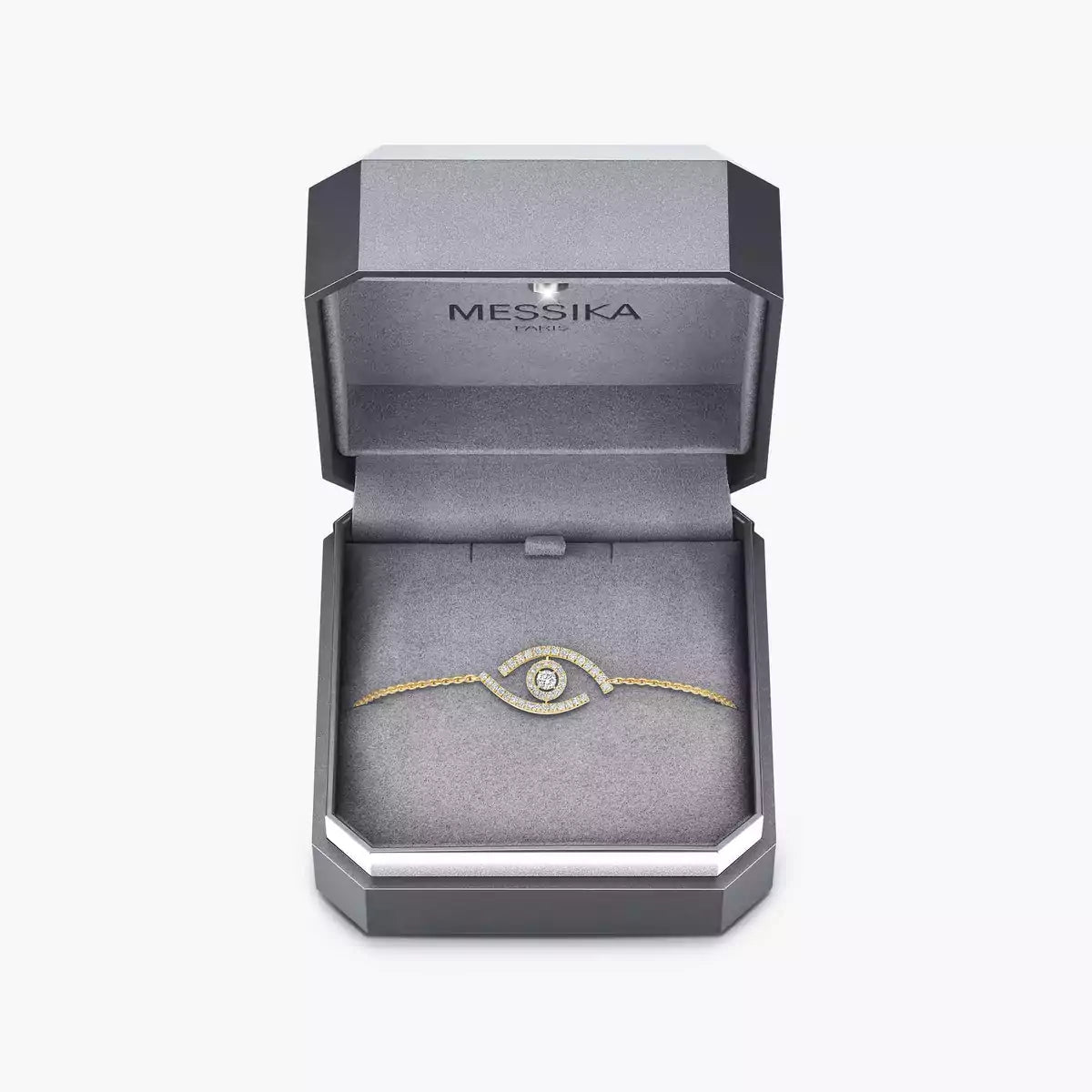 [Lumi]Lucky Eye Pave-Set Diamond Bracelet
