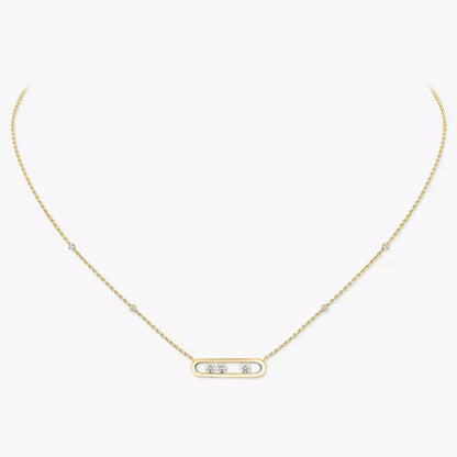 [Lumi Jewels] Baby Move Gold Diamond Necklace