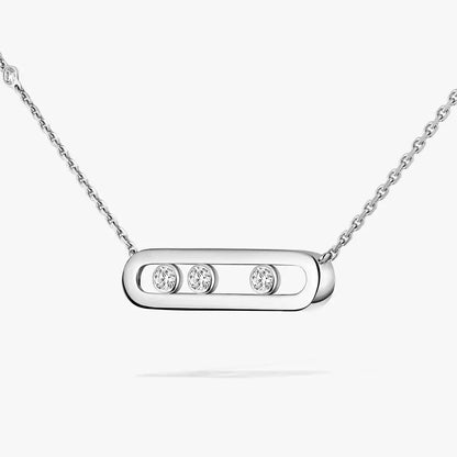 [Lumi] Baby Move Gold Diamond Necklace