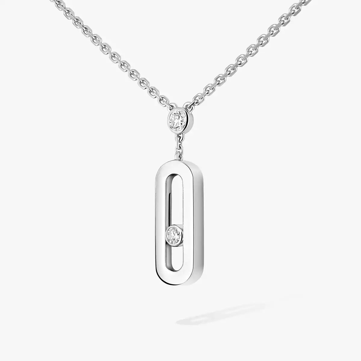 [Lumi] Move Uno Gold Diamond Long Necklace