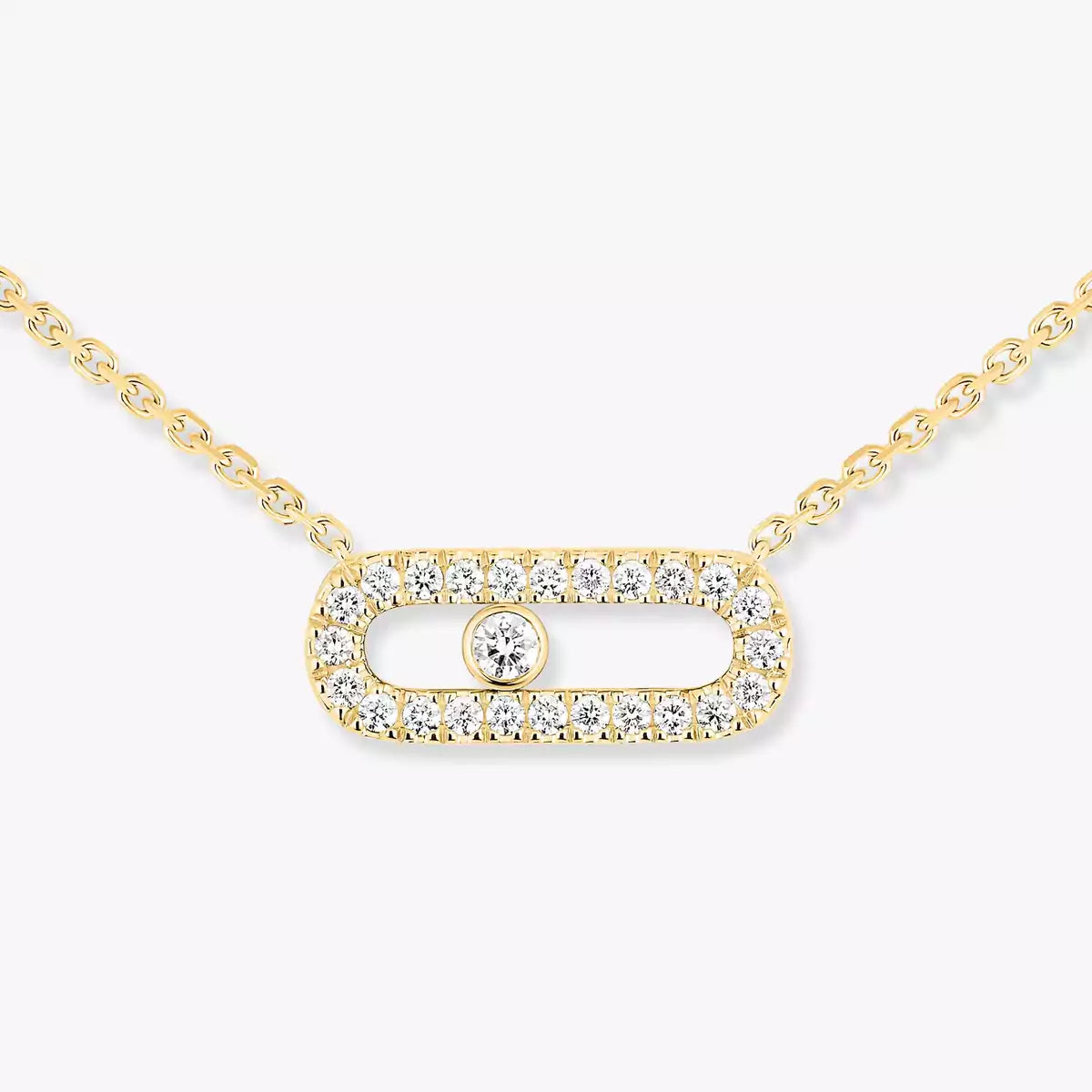 [Lumi Jewels]Diamond Necklace Move Uno
