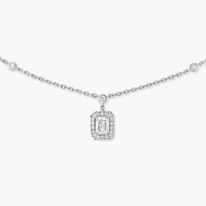 [Lumi]My Twin Diamond Necklace in Silver