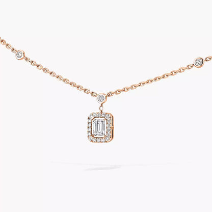 [Lumi Jewels]My Twin Diamond Necklace in Silver
