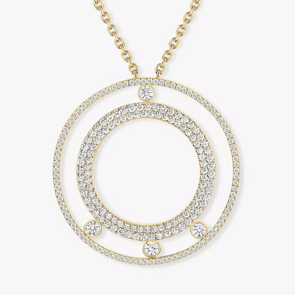 [Lumi]Move Romane Long Pave_-Set Diamond Necklace