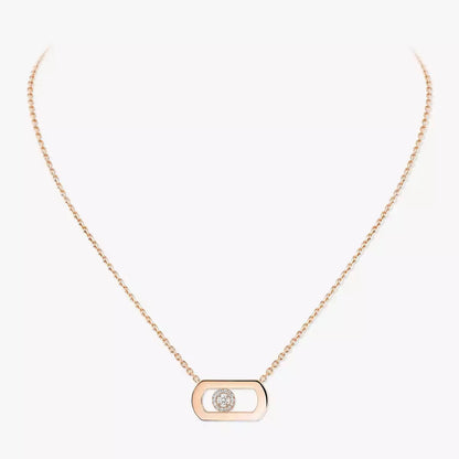 [Lumi]So Move Diamond Necklace in Gold