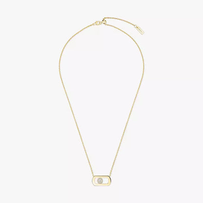 [Lumi]So Move Diamond Necklace in Gold