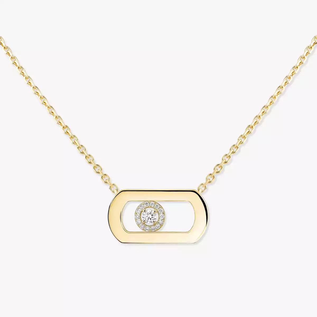 [Lumi]So Move Diamond Necklace in Gold