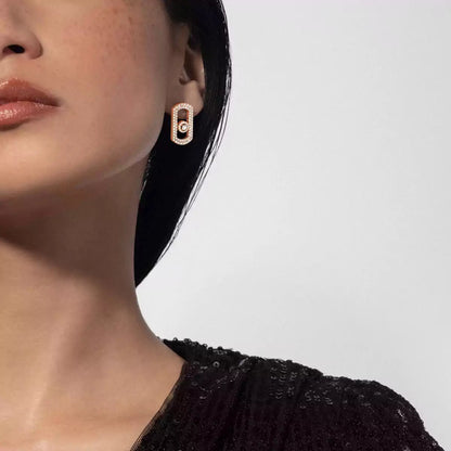 [Lumi]So Move Pave_-Set Diamond Earrings in Silver