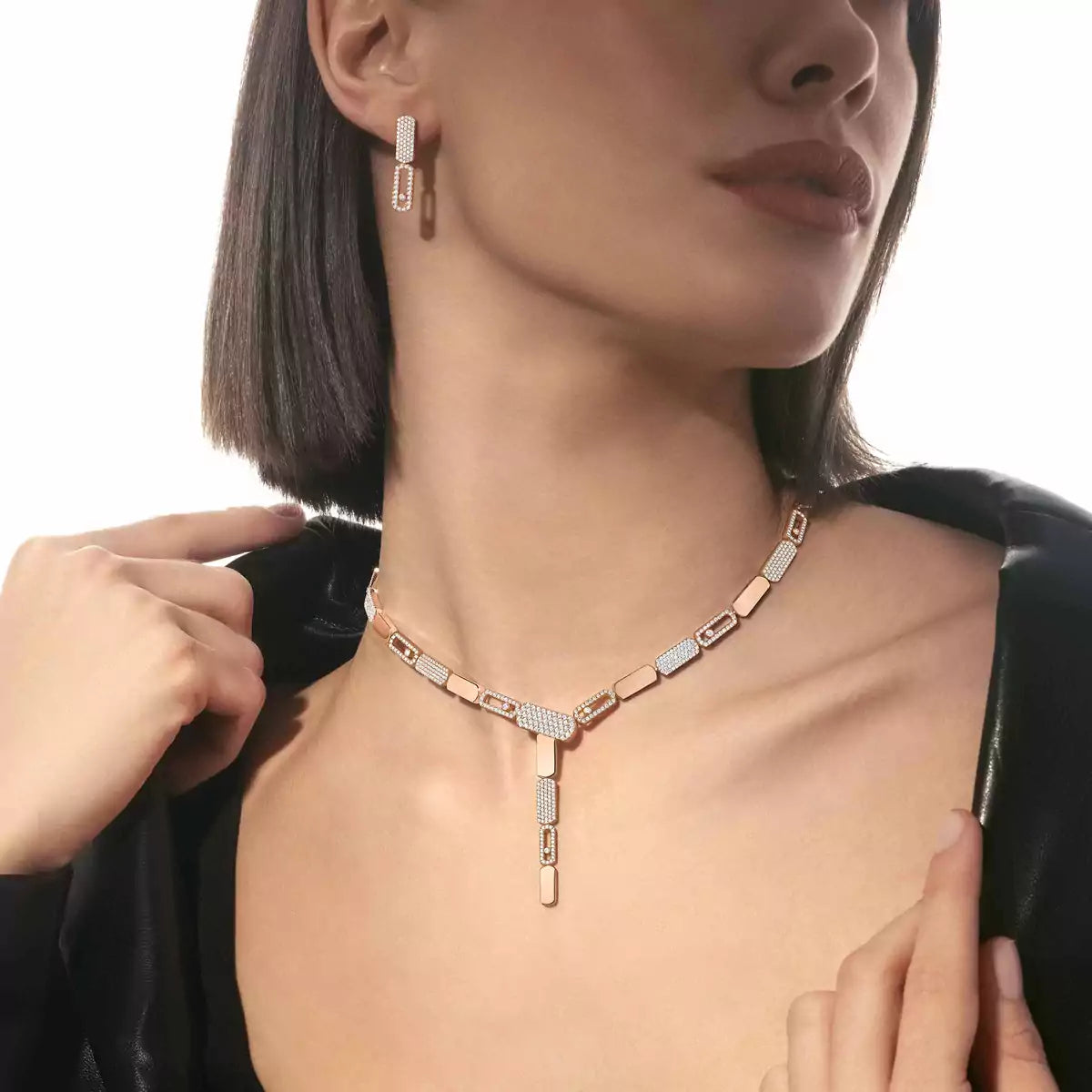 [Lumi]Imperial Move SM Diamond Earrings