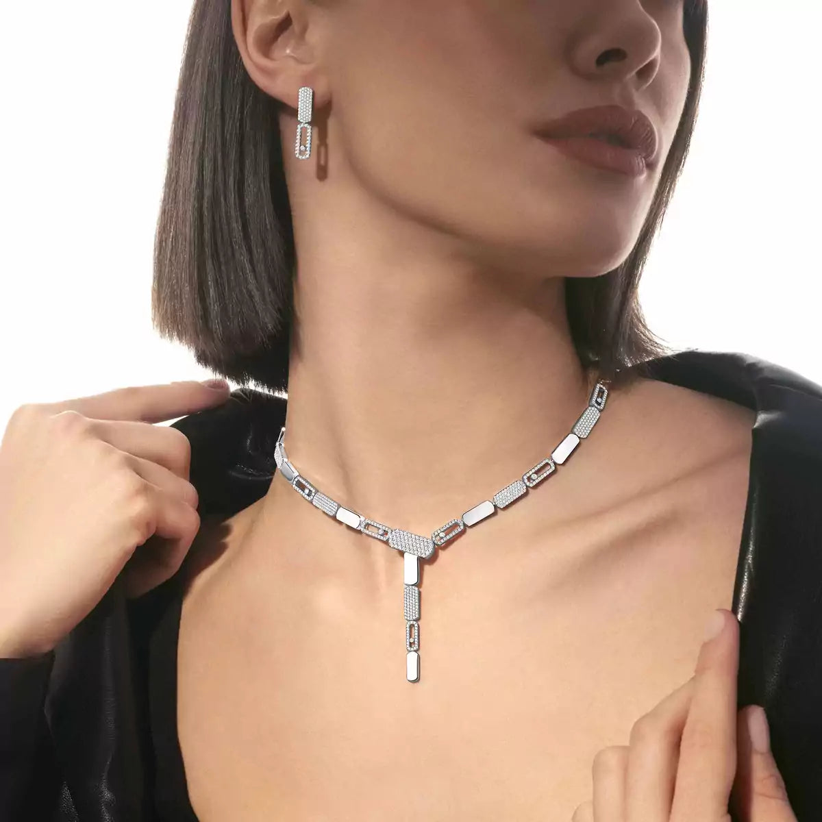 [Lumi]Imperial Move SM Diamond Earrings