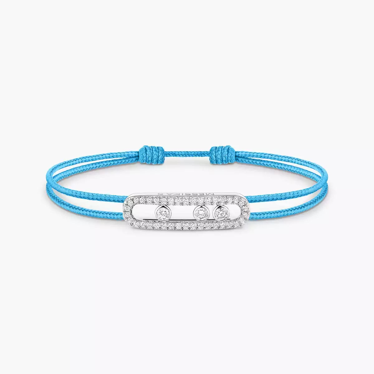 [Lumi Jewels]Messika Care(s) pink cord pav¨¦ bracelet
