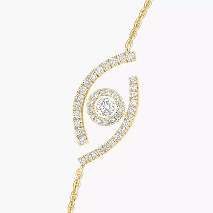 [Lumi]Lucky Eye Pave-Set Diamond Bracelet